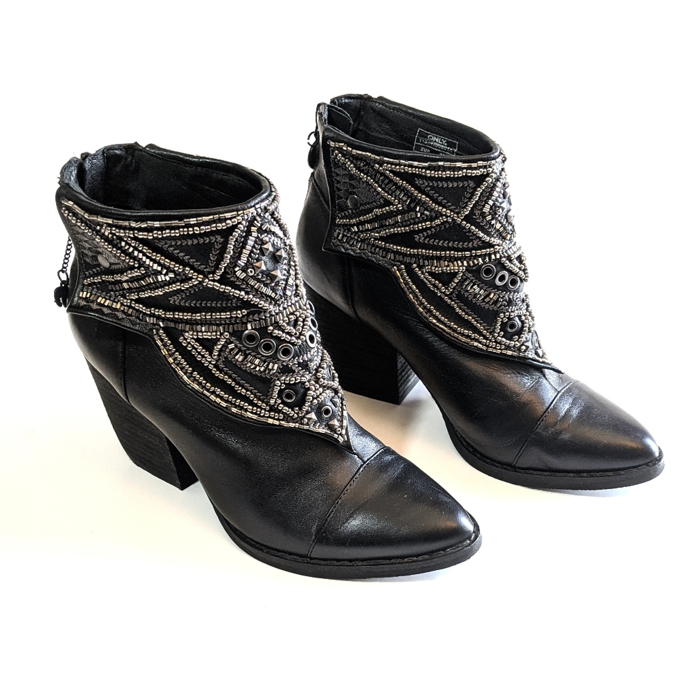 ONLY Shoe Obsession // Beaded embellished Bootie